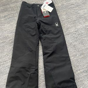 NWT Black Spyder ski/snowboard pants size Small (8) in brand new condition